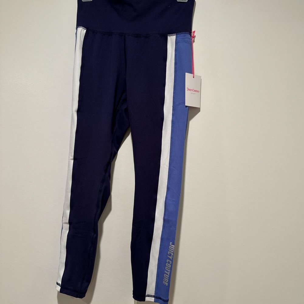 🌸Juicy couture sport leggings for girls in Navy Combo